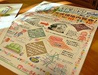 ▲これが当時初めて目にしたエドモントン のちらし。今でも大切に保管しています。