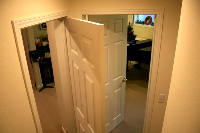 入口を二つに分けてあるので、どちらかの お部屋だけ使いたい時もスムーズ。