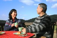 こんな天気のいい日は、景色そのものが おいしいスイーツのエッセンスに。